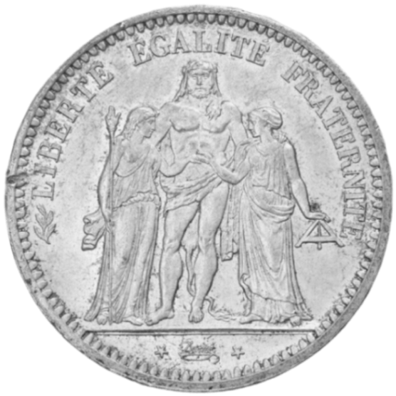 5 Francs Hercule (Ecu)
