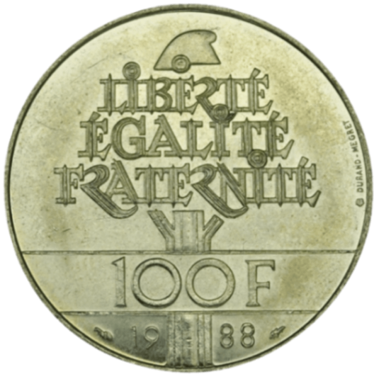 100 Francs Argent 1982 - 2002